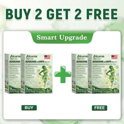 🧬Alcuras™ Moringa × Berberine × AMPK 8-Benefit Slimming & Metabolic Nano Microneedle Patch
